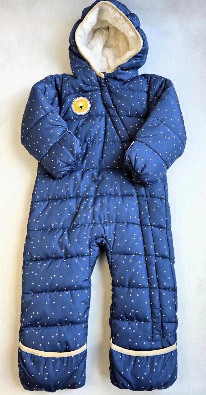 Комбінезон для хлопчиків зимовий Lily&Dan на хутрі 98-104 см (481955)