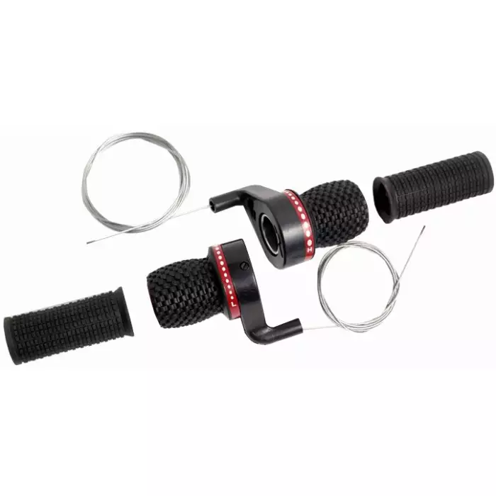 Ревошифт велосипедный с грипсами 3x7 скоростей левый/правый (VR-323)