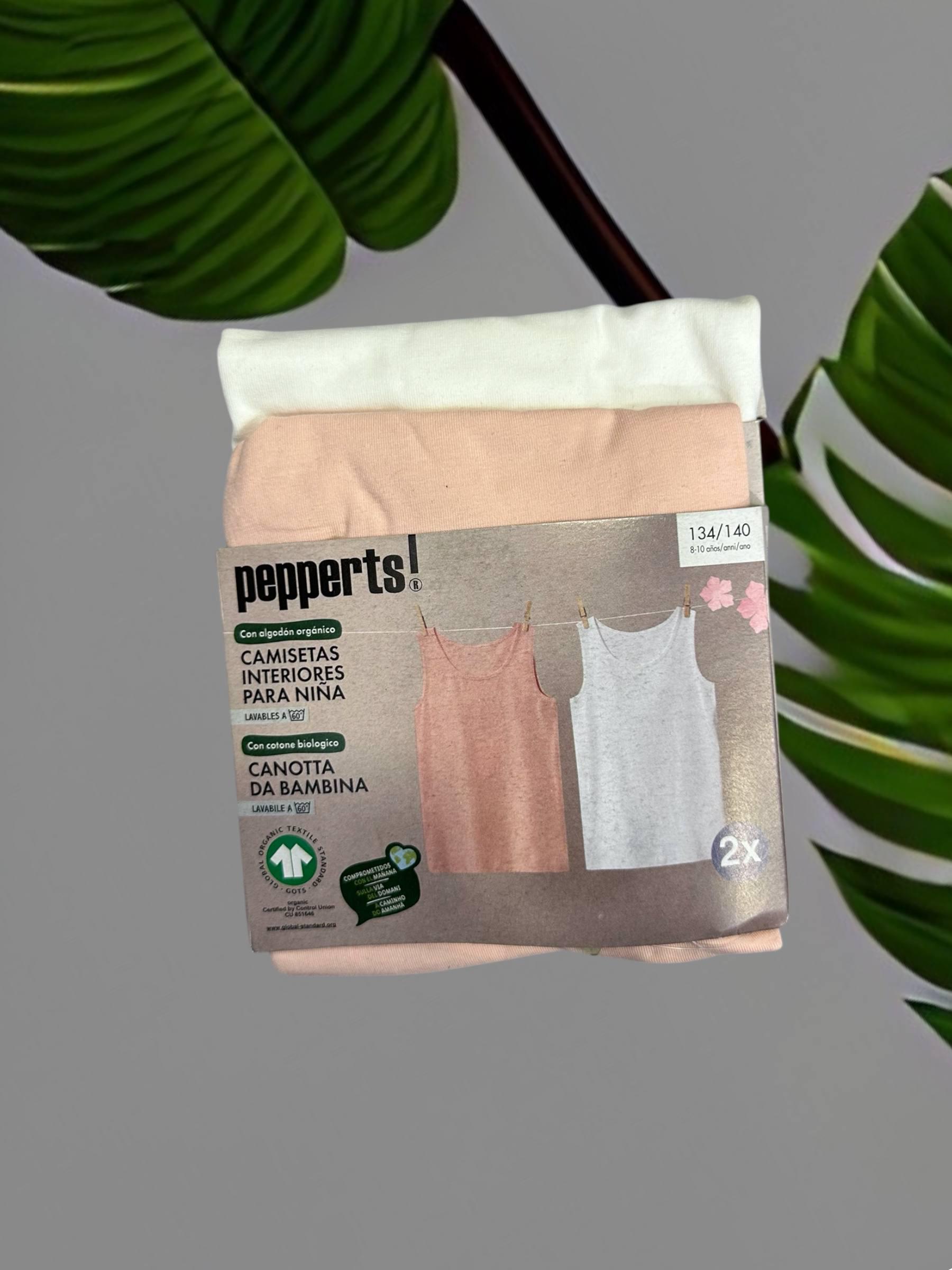 Майка Pepperts 2 шт. 10/12 лет 146-152 см Бледно-розовый