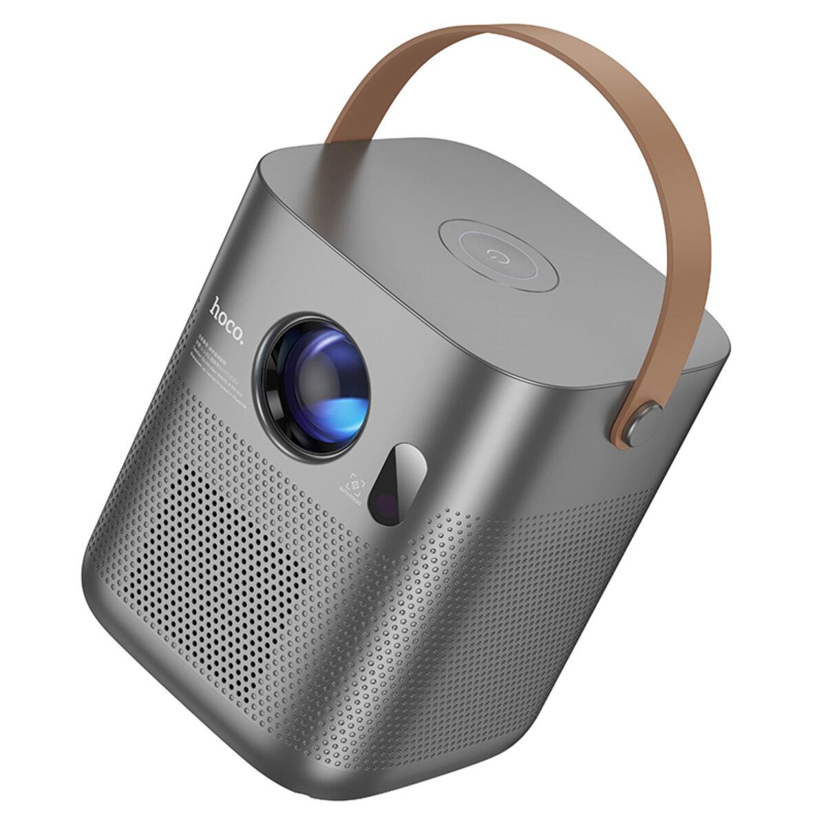 Проектор портативний Hoco DT4 Smart full autofocus projector 720P Android version EU Grey (6942007645126) - фото 2 Проектор портативний Hoco DT4 Smart full autofocus projector 720P Android version EU Grey (6942007645126) - фото 2