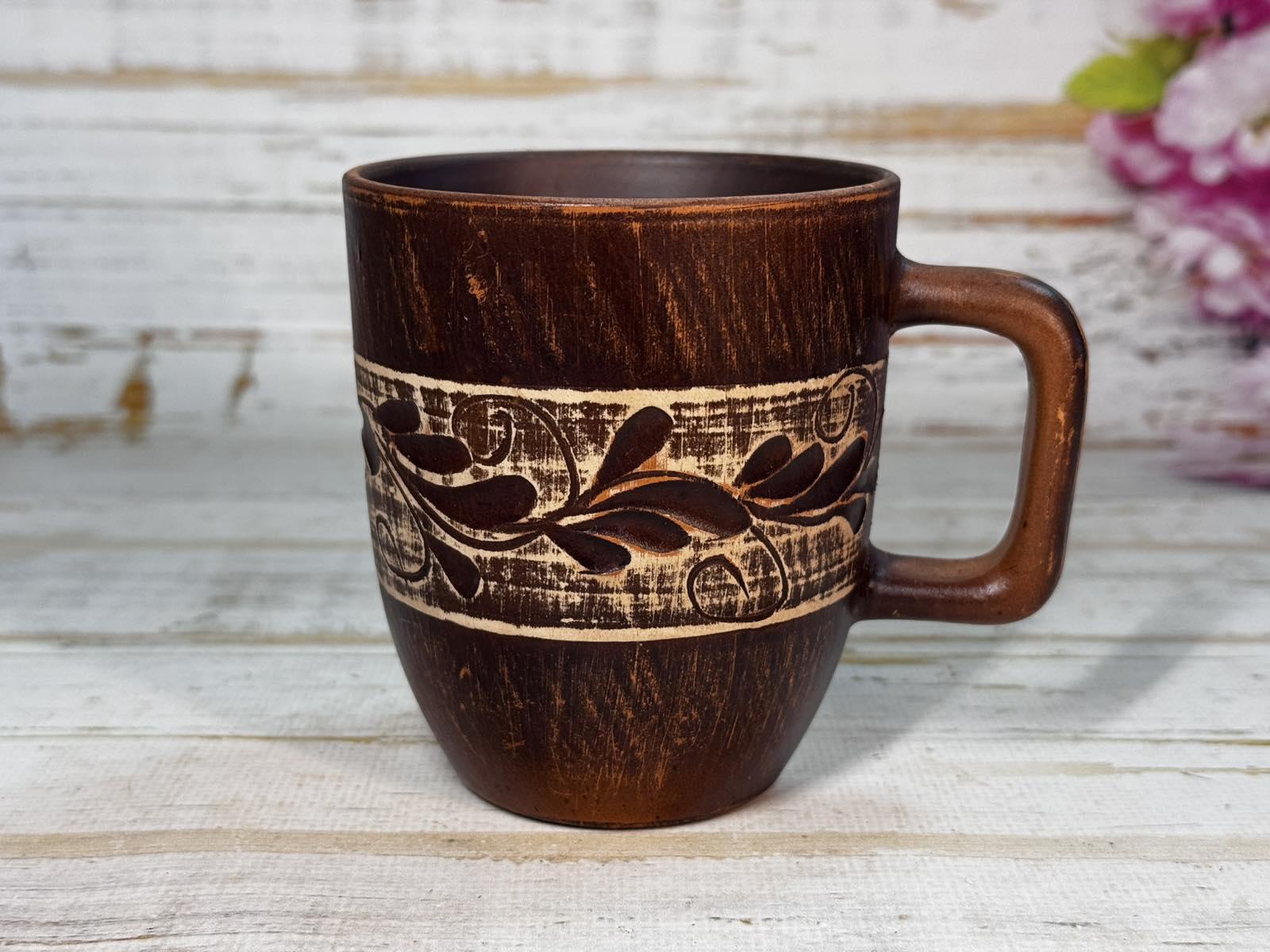 Чашка глиняная Ангоб 300 мл (1032540668) - фото 6