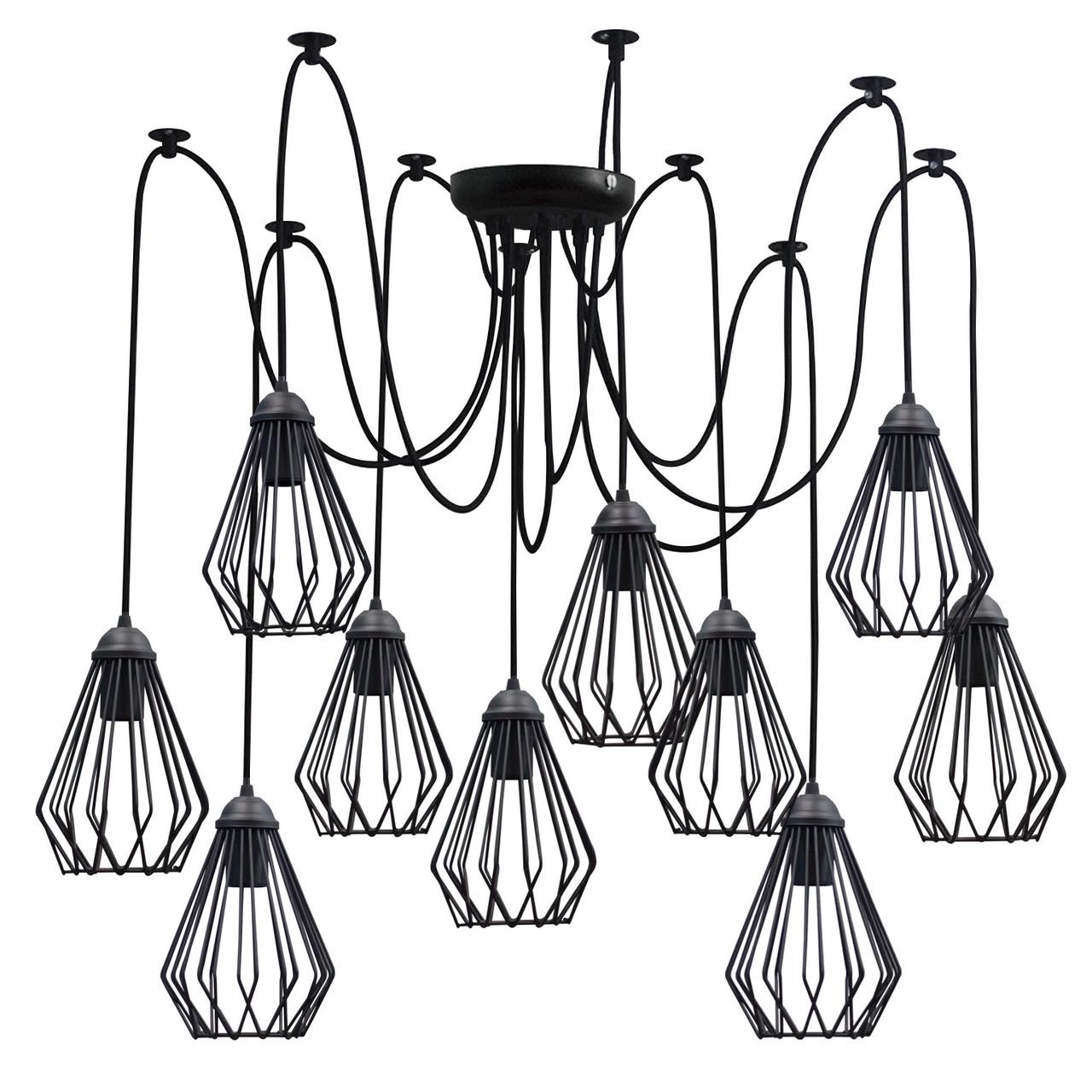 Люстра-паук MSK ELECTRIC Silvia NL 05371-10 (23623718)