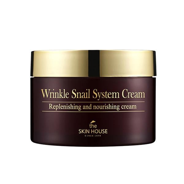 Крем для лица The Skin House Wrinkle Snail System Cream антивозрастной на основе улиток 100 мл