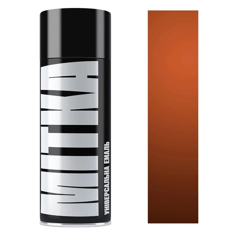 Эмаль универсальная MITKA Супер хром аэрозоль 400 мл Медь (MII031)