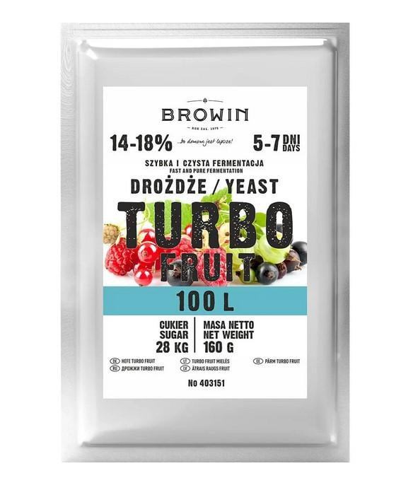 Дорожки винні Browin Turbo Fruit 160 г 100 л (ПР 403151)