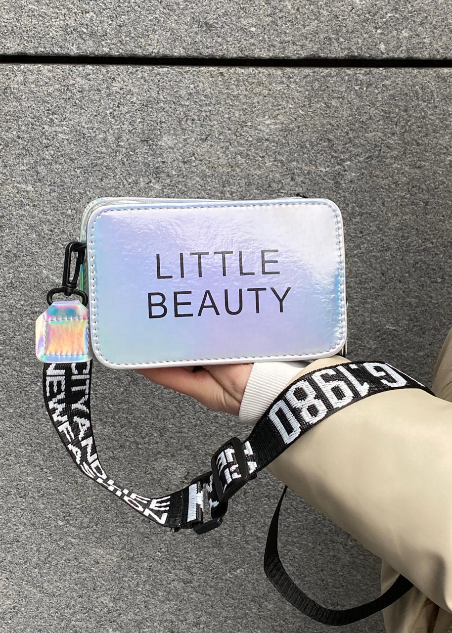Женская сумка кросс-боди LITTLE BEAUTY Серебряный (18242808)