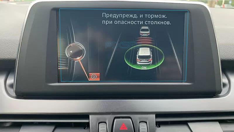 Защитное стекло Pixsel гибридное матовое на монитор BMW 2/M2-6,5" 2014-2020 F22/F23/F45/F46
