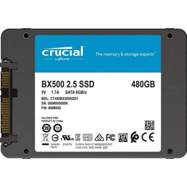 Crucial BX500 480GB（CT480BX500SSD1）箱付き ᐉ SSD-диск Crucial BX500 480 Gb (CT480BX500SSD1) • Краща ціна в