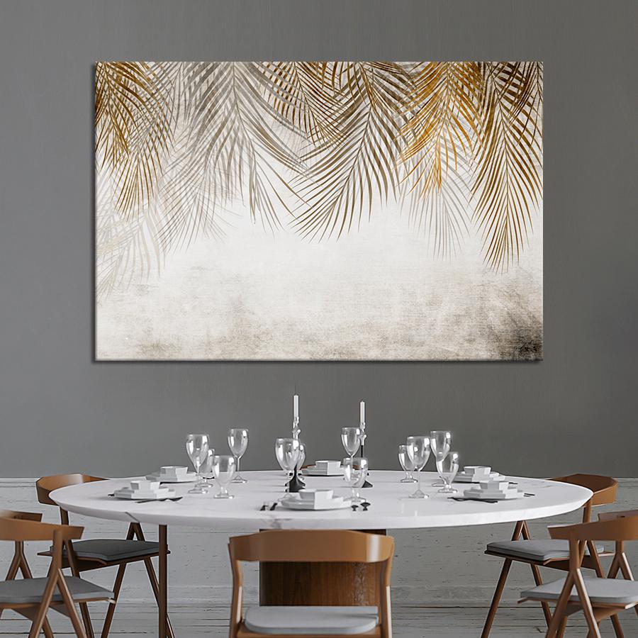 Картина на холсте Листья пальм 80x54 см (V624-1_L)