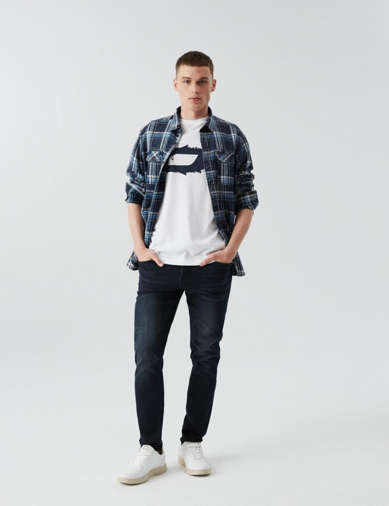 Джинси чоловічі Diverse BLACKHART 224 р. 28/32 Блакитно-чорний (5902598755711)