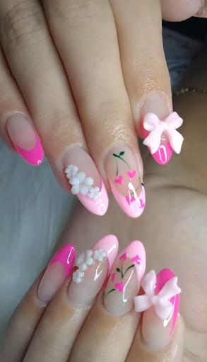 Накладные ногти с объемным дизайном Цветы сакуры с клеевыми пластинами 24 шт. Розовый (2743174714) - фото 4 Накладные ногти с объемным дизайном Цветы сакуры с клеевыми пластинами 24 шт. Розовый (2743174714) - фото 4