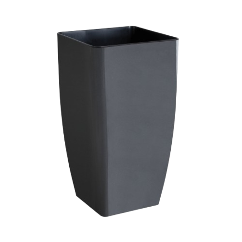 Горшок Алеана Квадро 16x16x30 см Гранит (УТ000077969) - фото 1 Горшок Алеана Квадро 16x16x30 см Гранит (УТ000077969) - фото 1