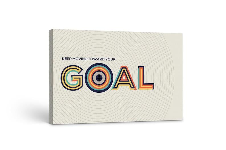 Картина на холсте KIL Art Мотивация, цель 122x81 см (78)