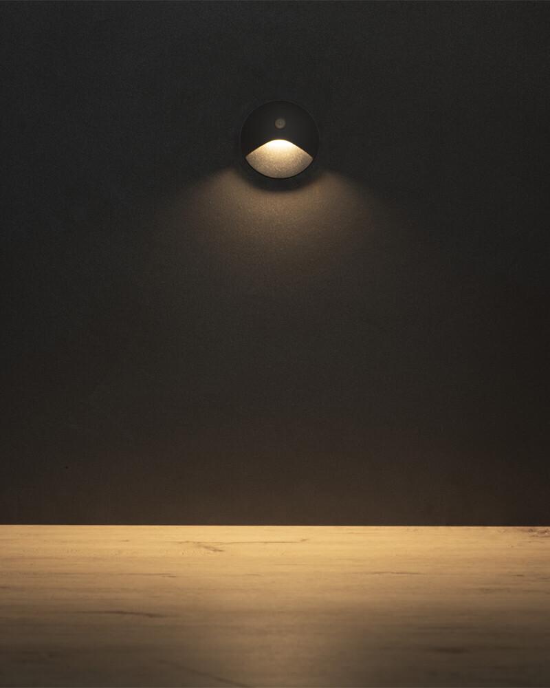 Світильник для підсвітки сходів/коридору Kanlux 39125 Exin LED 1x2,5W 3000K 50Lm IP65 Сірий (39125) - фото 2 Світильник для підсвітки сходів/коридору Kanlux 39125 Exin LED 1x2,5W 3000K 50Lm IP65 Сірий (39125) - фото 2