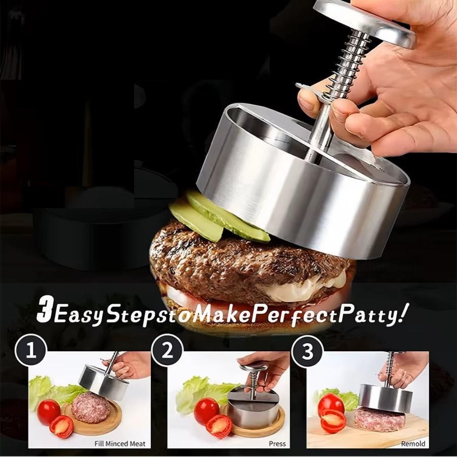 Прес формувальник для котлет та бургерів із нержавіючої сталі 304 Ø11,4 см (BURG114) - фото 7