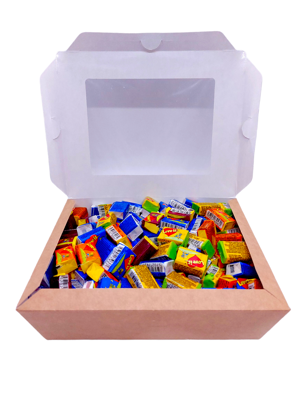 Жувальна гумка Love is Асорті з 5 смаків 100 шт. (32763148)