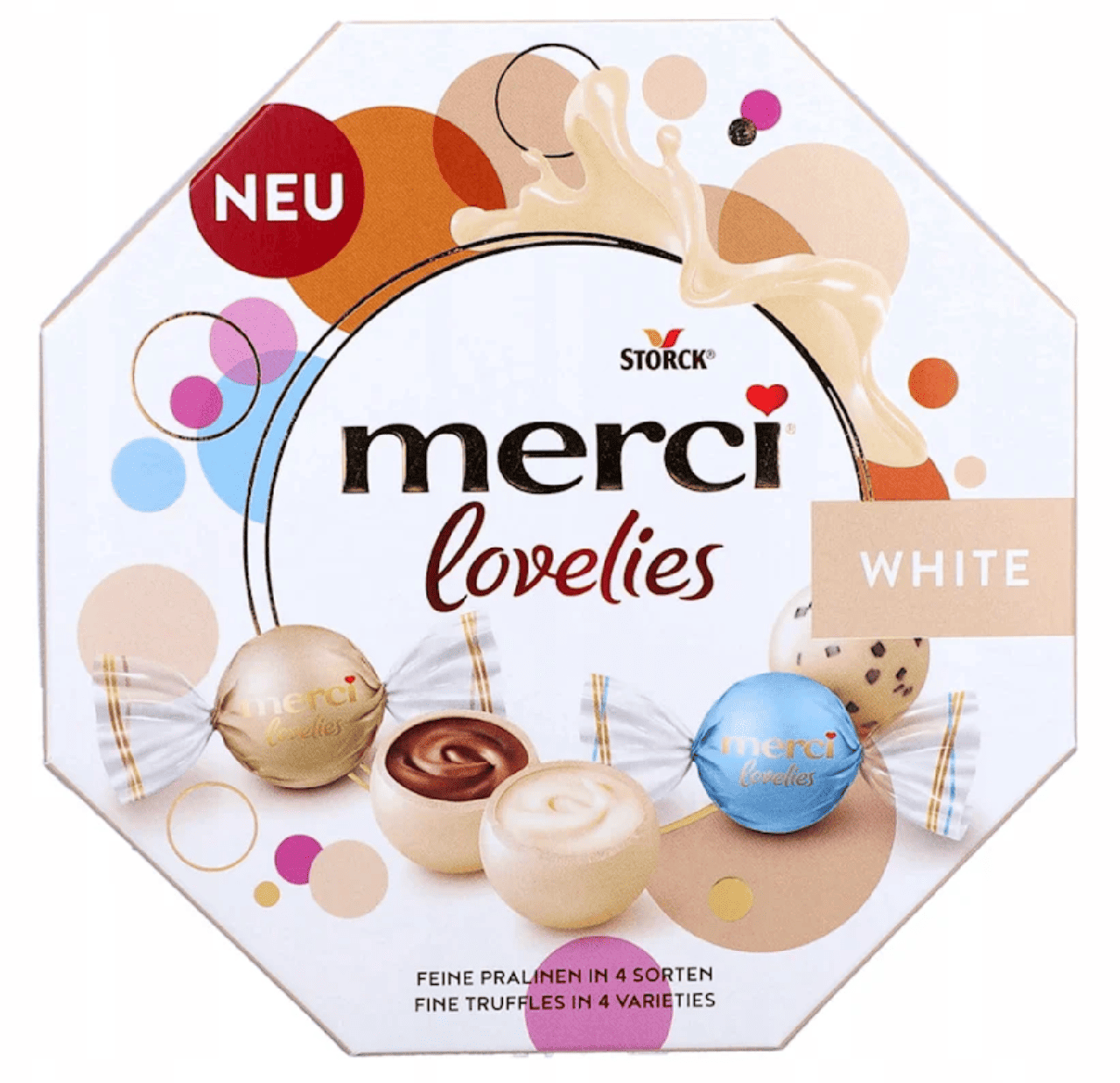 Конфеты Merci Lovelies White 185 г (2860231703)