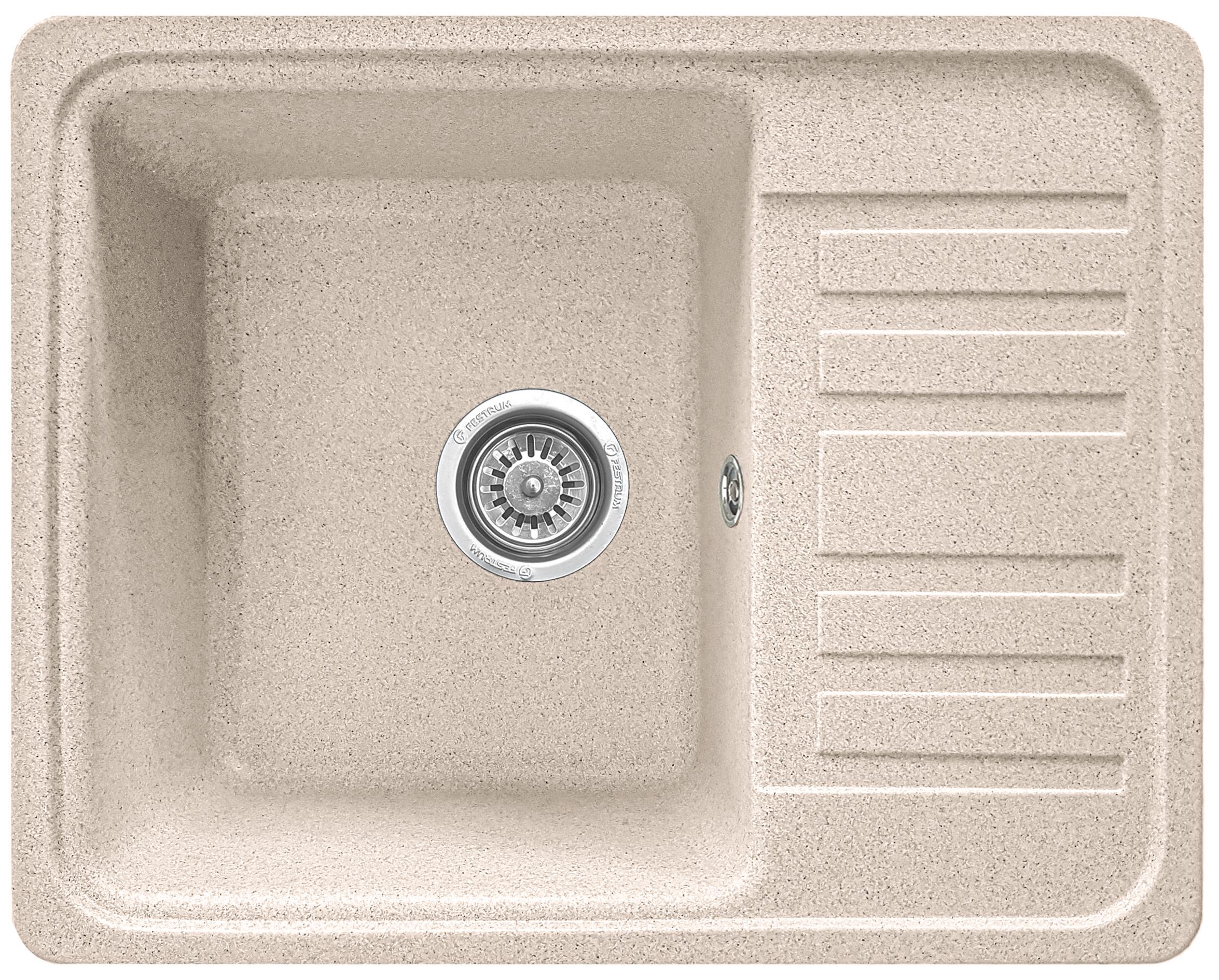 Мийка кухонна Valetti 9L зі змішувачем 570х460 мм Бежевий (11646316) - фото 5