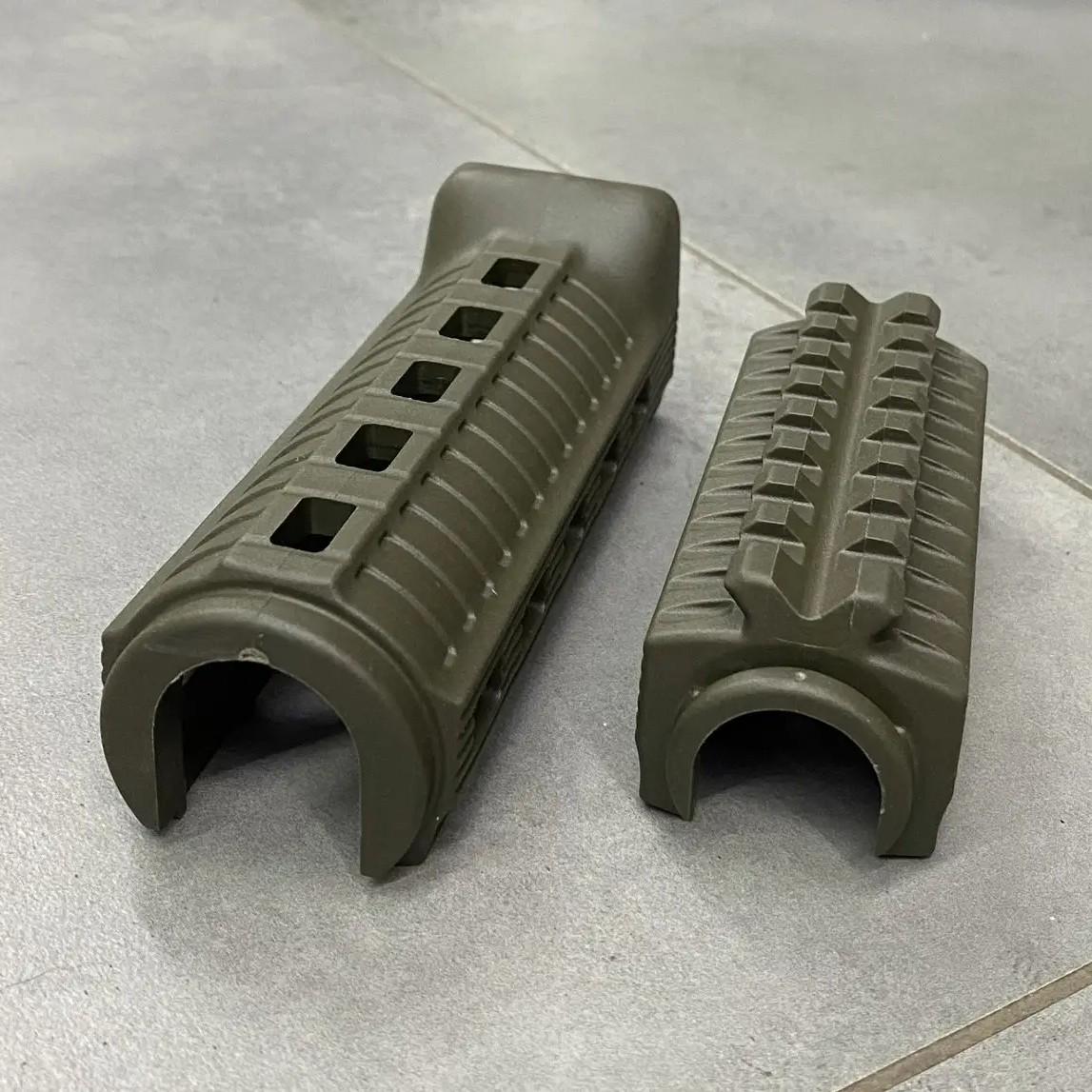 Цевье DLG-122 на АК-47 74 DLG Tactical полимерное 1 планка Picatinny 5 линий M-LOK Олива (241849) - фото 3