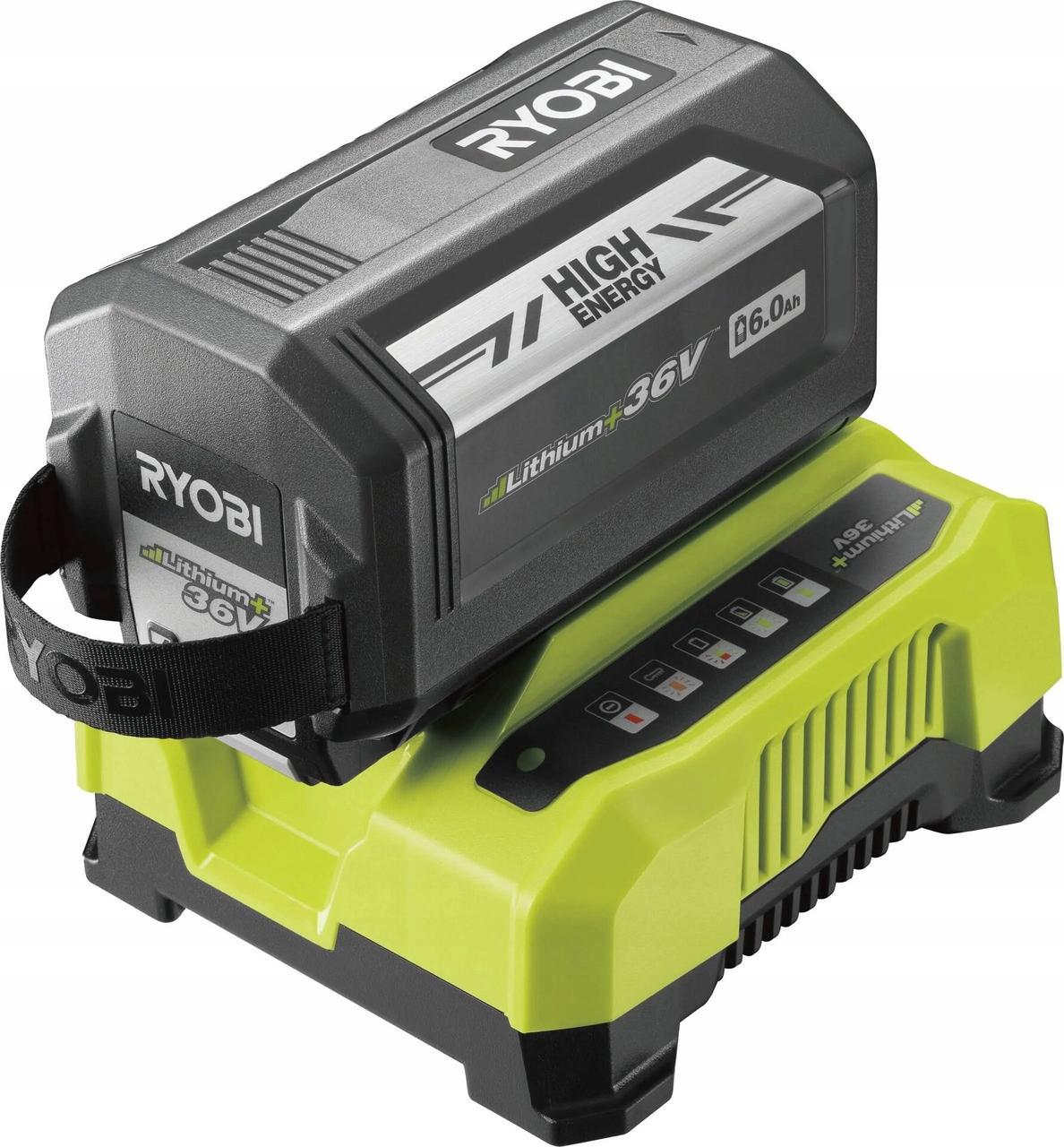 Акумулятор RYOBI RY36BC60A-160 6Ah 36V з зарядним пристроєм