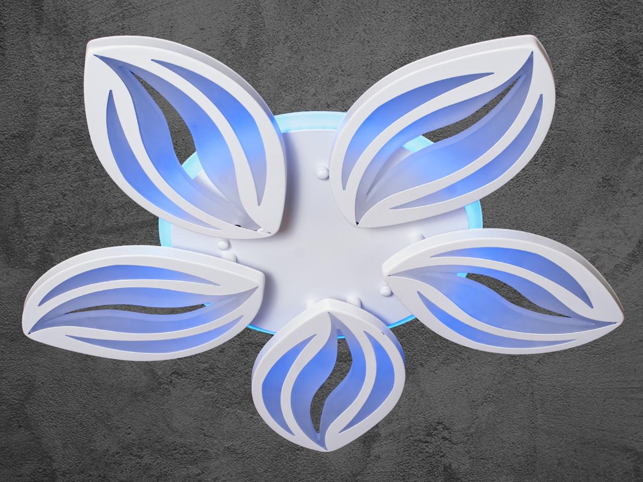 Люстра LED в спальню 8092-5WH-LS 75W на 10 м2 Белый (2400057138) - фото 3 Люстра LED в спальню 8092-5WH-LS 75W на 10 м2 Белый (2400057138) - фото 3