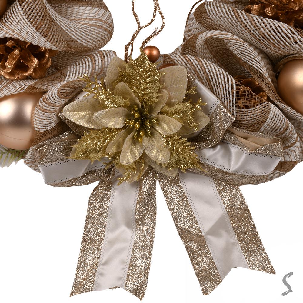 Декор рождественский Венок 40 см (R33918) - фото 3 Декор рождественский Венок 40 см (R33918) - фото 3