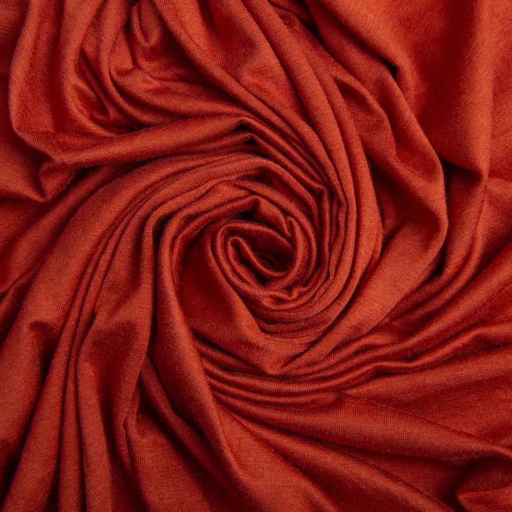 Ткань трикотаж вискоза Валенсия теракот