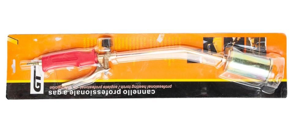 Пропановий пальник з клапаном GT 330 мм діаметр 4 мм латунь (AN005353) Пропановий пальник з клапаном GT 330 мм діаметр 4 мм латунь (AN005353)