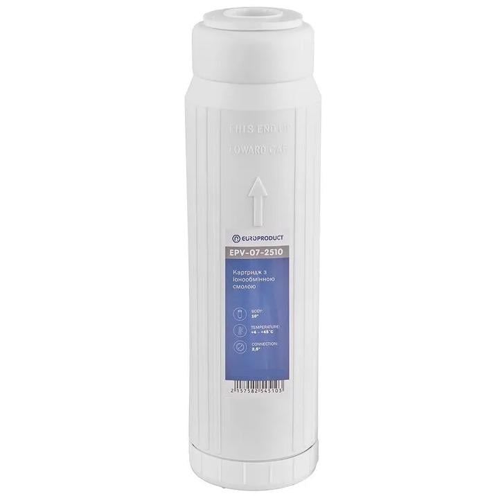 Картридж смягчающий Europroduct EPV-07-2510 SlimLine 10" 2,5"х10" 64х254 мм (EP5451)