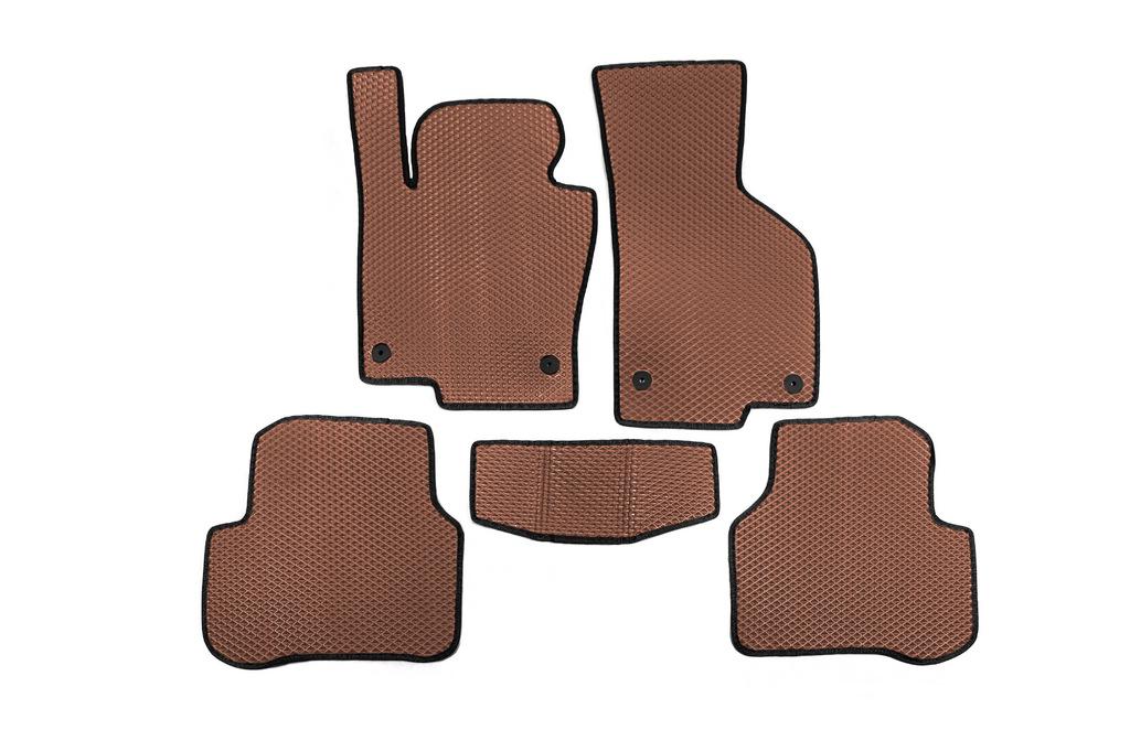 Коврики EVA Digital Designs для Volkswagen Passat B6 2006-2012 гг. этилвинилацетат Коричневый