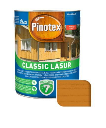 Засіб деревозахисний Калужниця Pinotex Classic Lasur 3 л (5308844) - фото 1