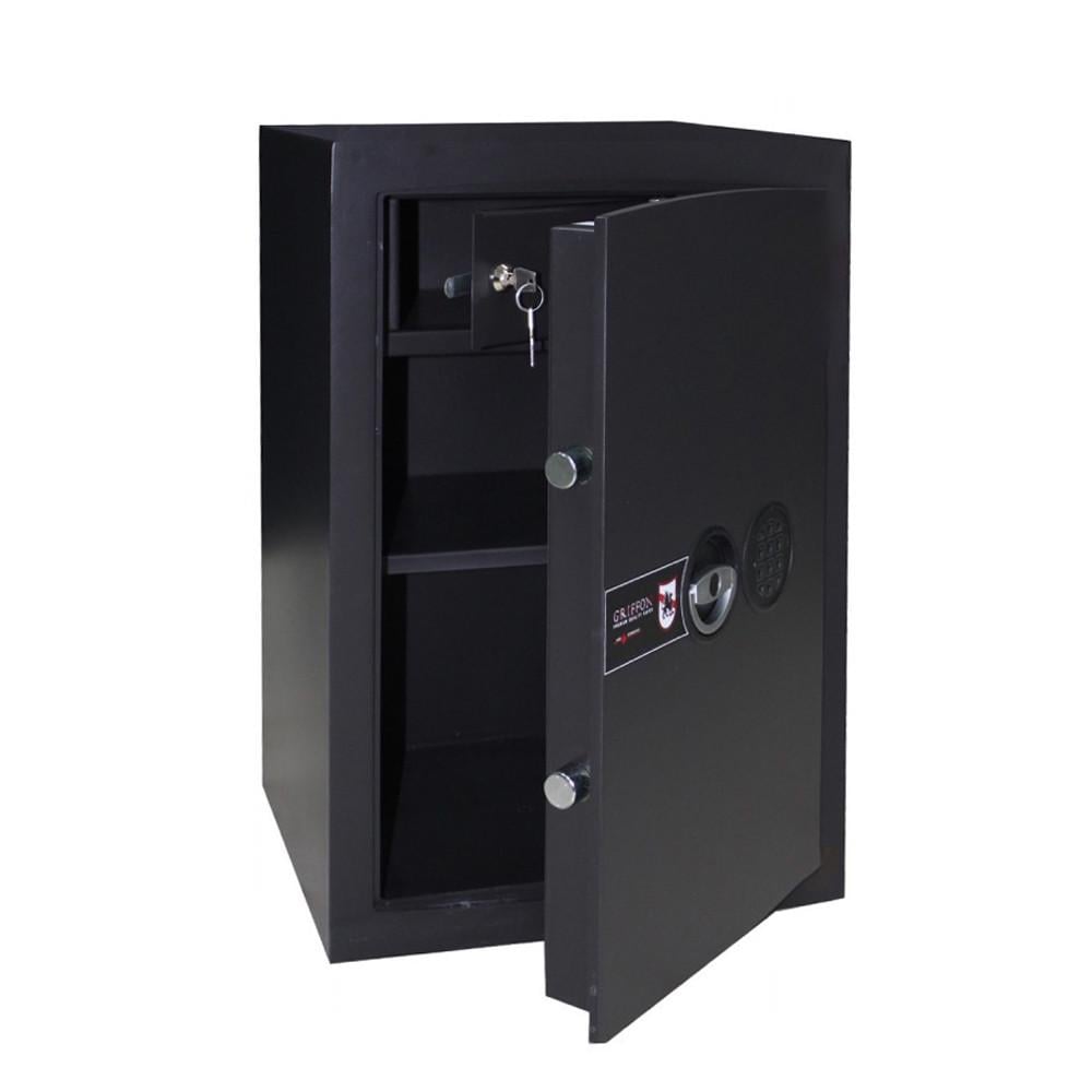 Сейф зламостійкий Griffon H.65.E Black (1540625857) - фото 2