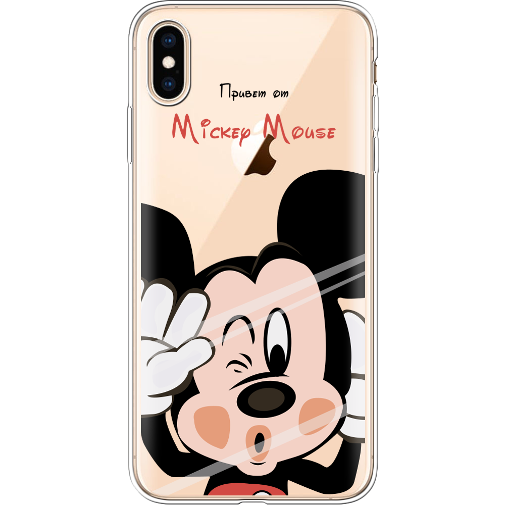 Чохол Boxface iPhone XS Max Mister M Прозорий силікон (35321-cc58-35321)