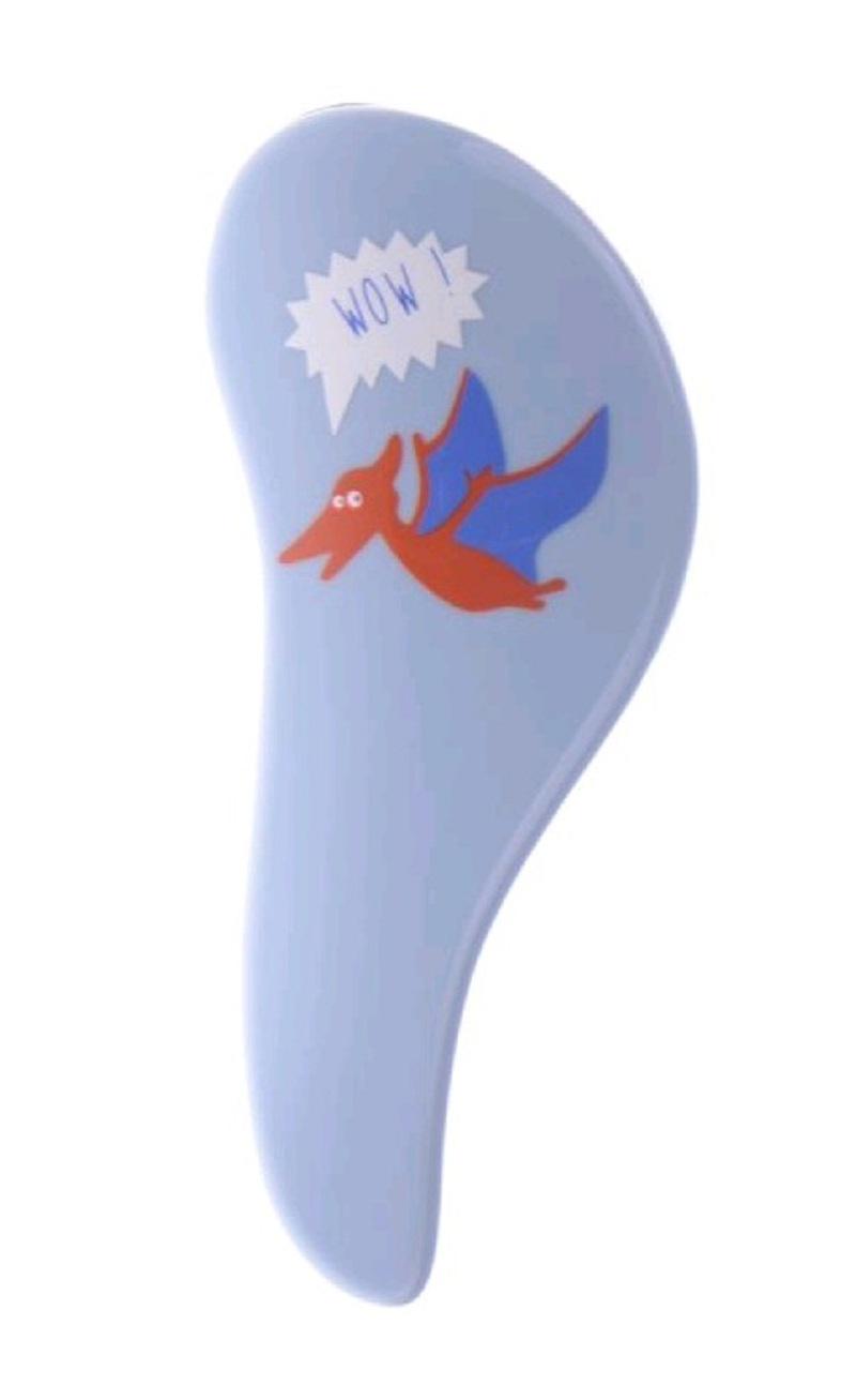 Расческа детская Sibel D-Meli-Melo mini Dino для длинных волос Голубой (6600557_blue)