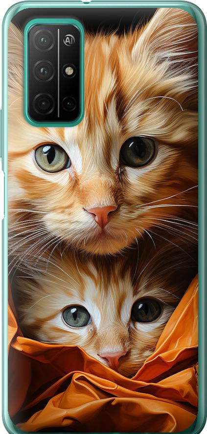 Чехол на Huawei Honor 30S Котики 2 (5664u-1897-42517)
