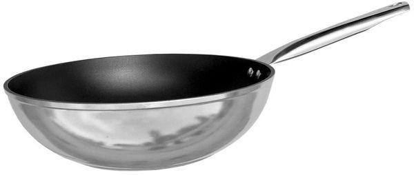 Сковорідка-Wok Biol D 28 см антипригарна матеріал алюміній Gray (2818H)