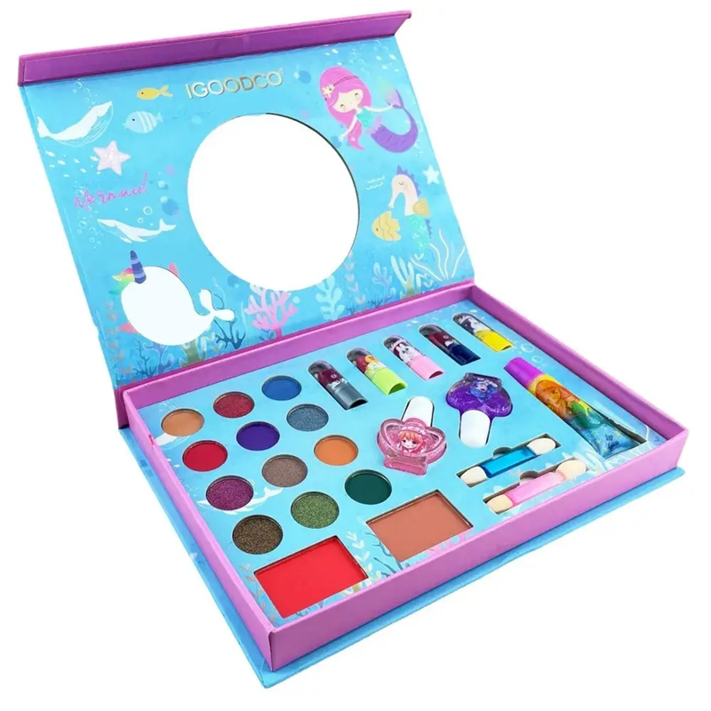 Детская косметика на планшетке LK 2893 Русалочка тени/блески для губ/лаки/помады (26465995)