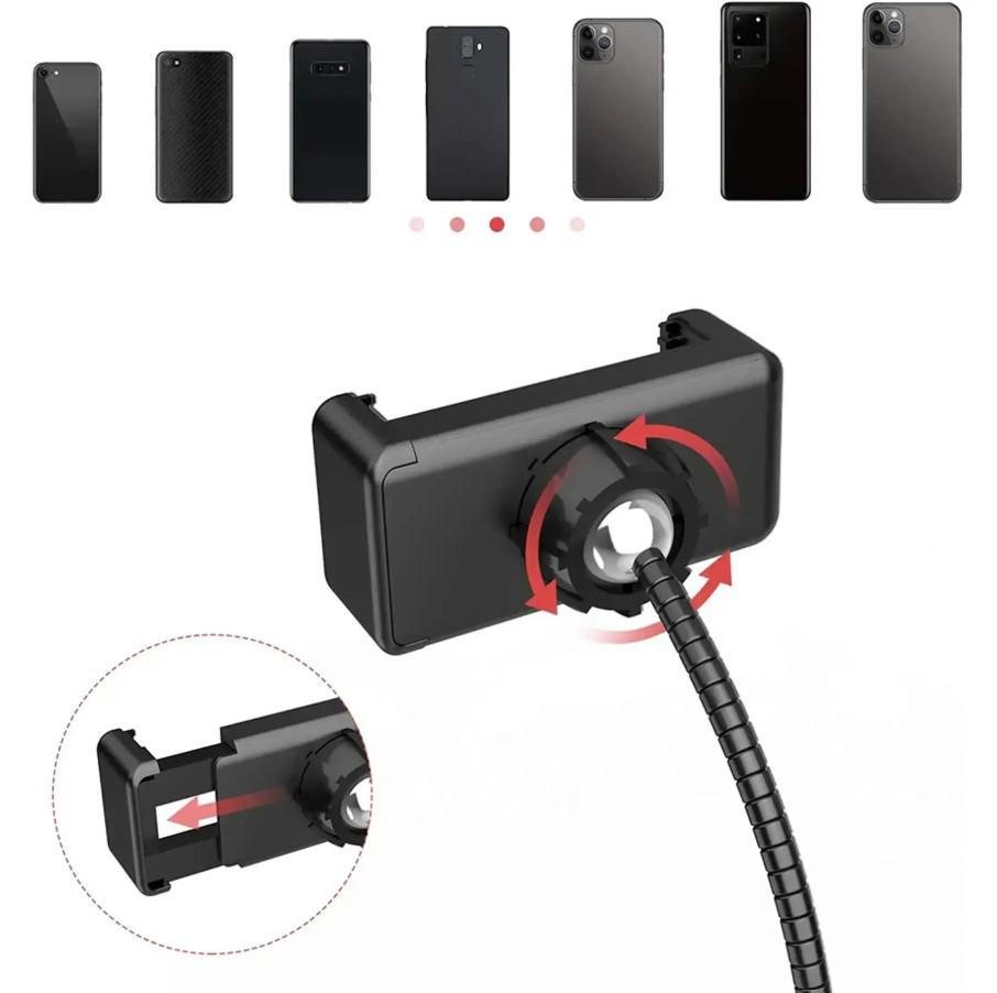 Кольцевая лампа для фото и видео съемки Ring Light LED с держателем RGB 15 режимов 36 см (563) - фото 4 Кольцевая лампа для фото и видео съемки Ring Light LED с держателем RGB 15 режимов 36 см (563) - фото 4