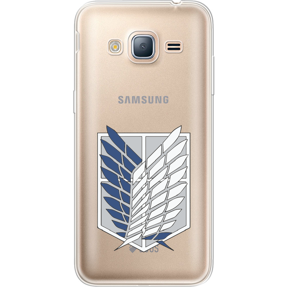 Чехол BoxFace Samsung J320 Galaxy J3 Атака Титанов Крылья Свободы Прозрачный силикон (24962-bk88-24962)