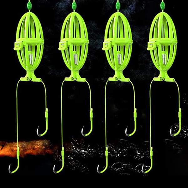 Годівниця для риболовлі на мирну рибу 4 шт. з гачками 18х11,5 мм (L00058-2) - фото 3 Годівниця для риболовлі на мирну рибу 4 шт. з гачками 18х11,5 мм (L00058-2) - фото 3