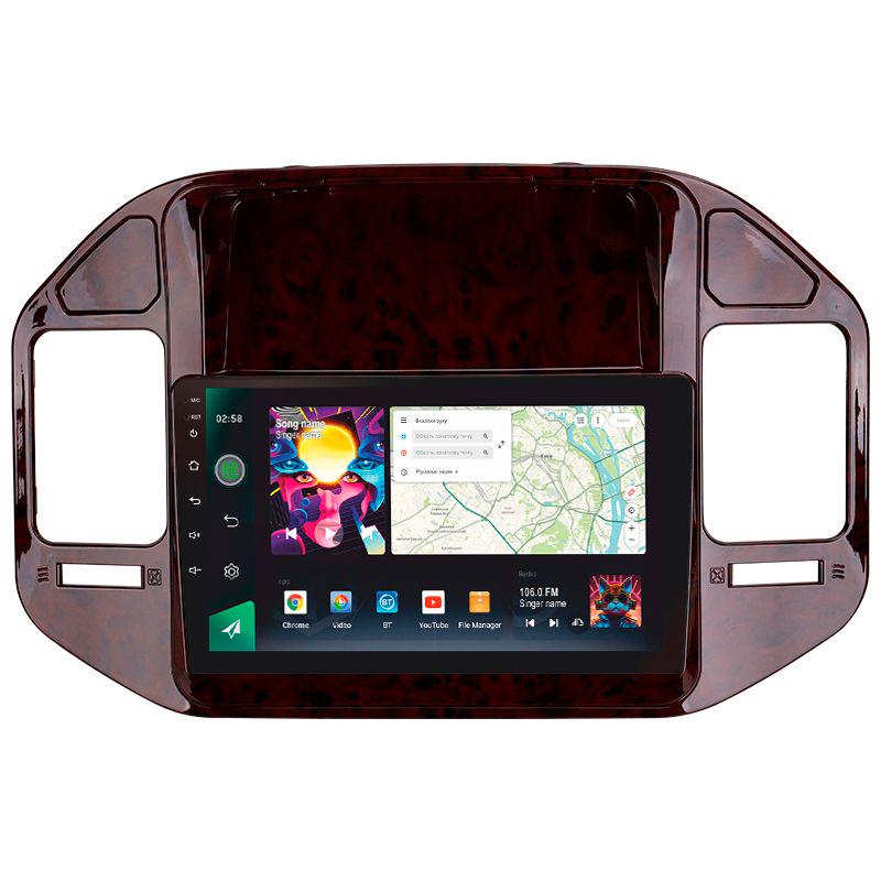 Магнитола штатная Sigma Pro 98128 2K 8/128 GB для Mitsubishi Pajero 3 V70/V60 1999-2006 г. L1 Brown 9" (AR-78829)
