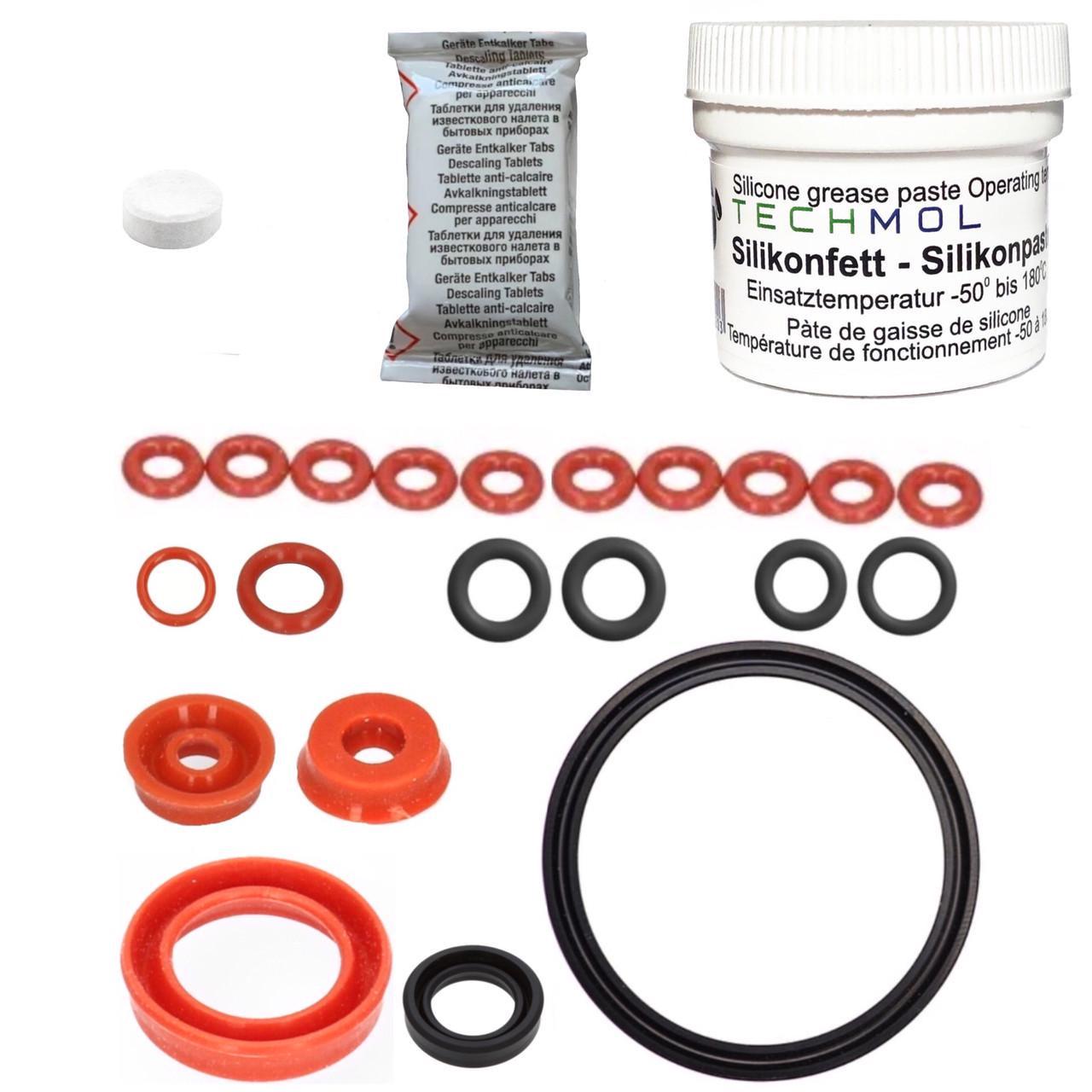 Ремкомплект прокладок зі змазкою Techmol NSF для обслуговування кавомашини Melitta (1607230431)