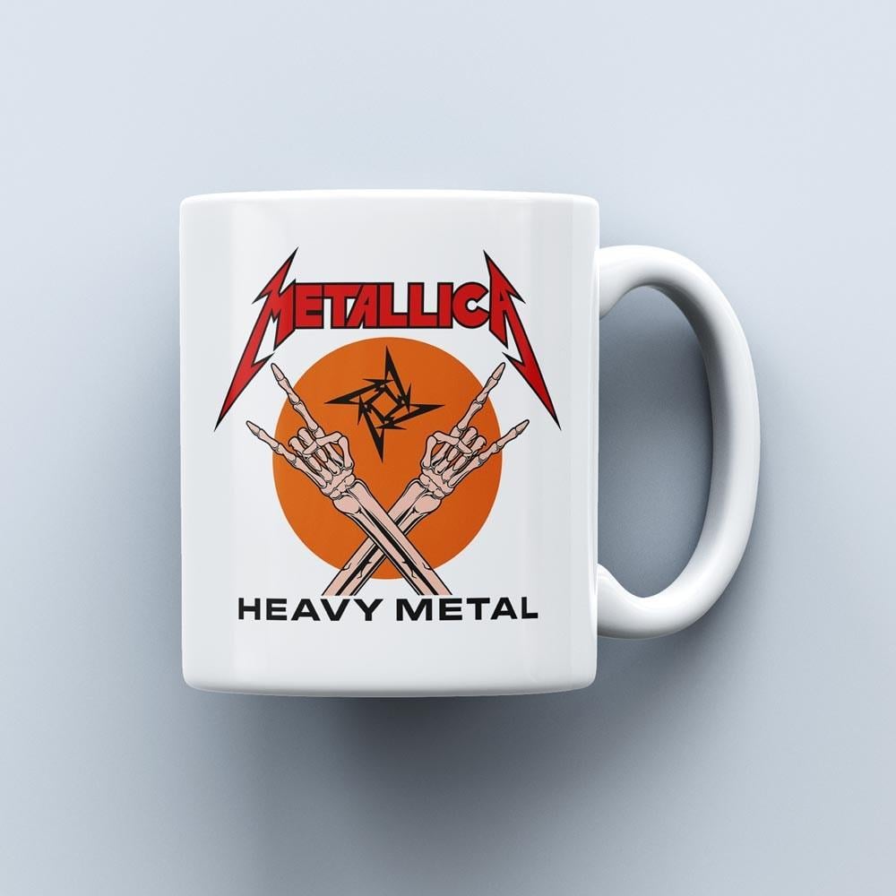 Чашка с эмблемой группы Metallica 330 мл