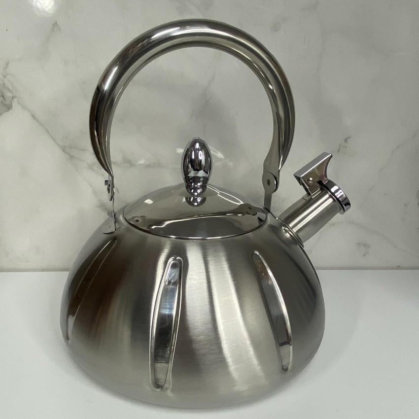 Чайник A-PLUS 1376 из нержавеющей стали со свистком 3 л (2051527632)