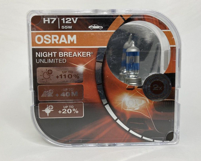 Автолампы H7 OSRAM NIGHT BREAKER UNLIMITED +% - купить в Самаре, цена, фото, описание