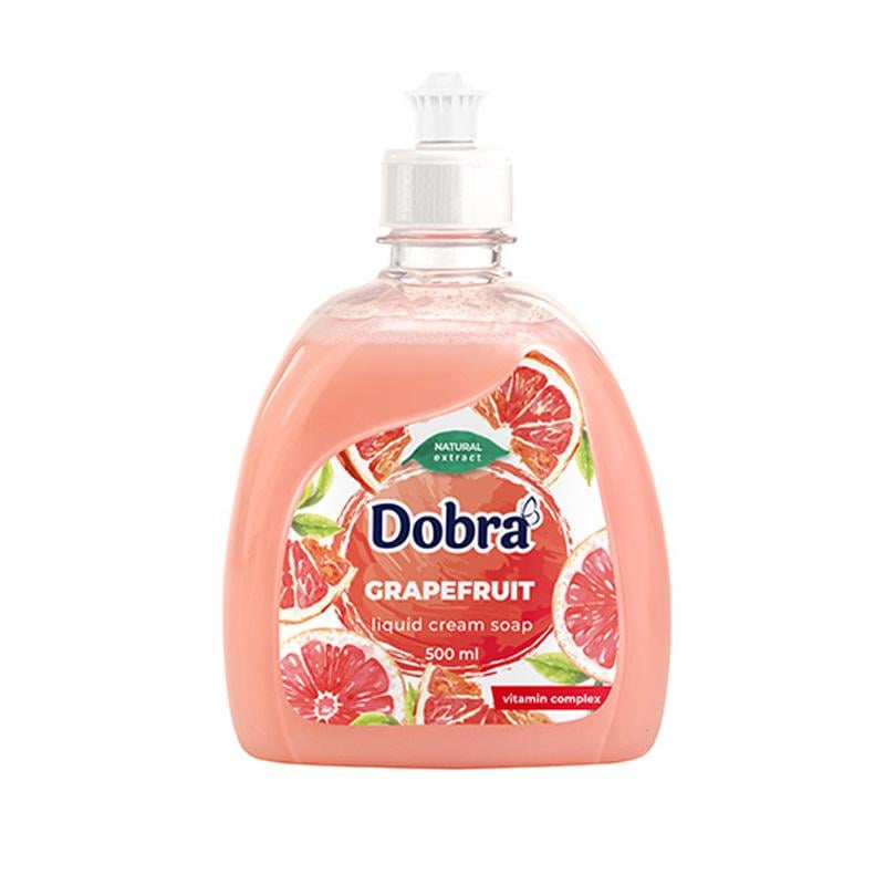 Крем-мыло туалетное жидкое Dobra Грейпфрут 500 мл (055008)