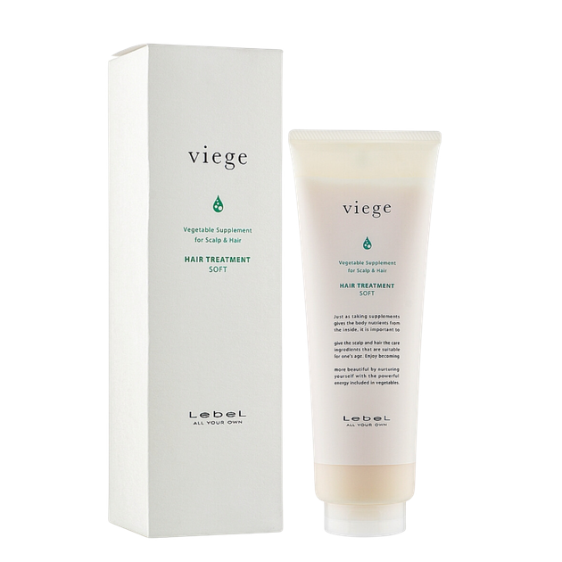 Маска для глибокого зволоження волосся Lebel Viege Treatment SOFT 240 мл