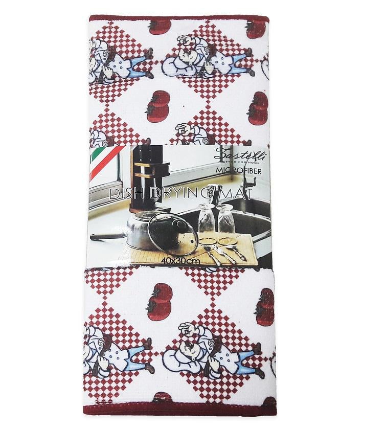 Коврик для сушки посуды Zastellii Шеф-повар микрофибра 30х40 см (09632-002037)