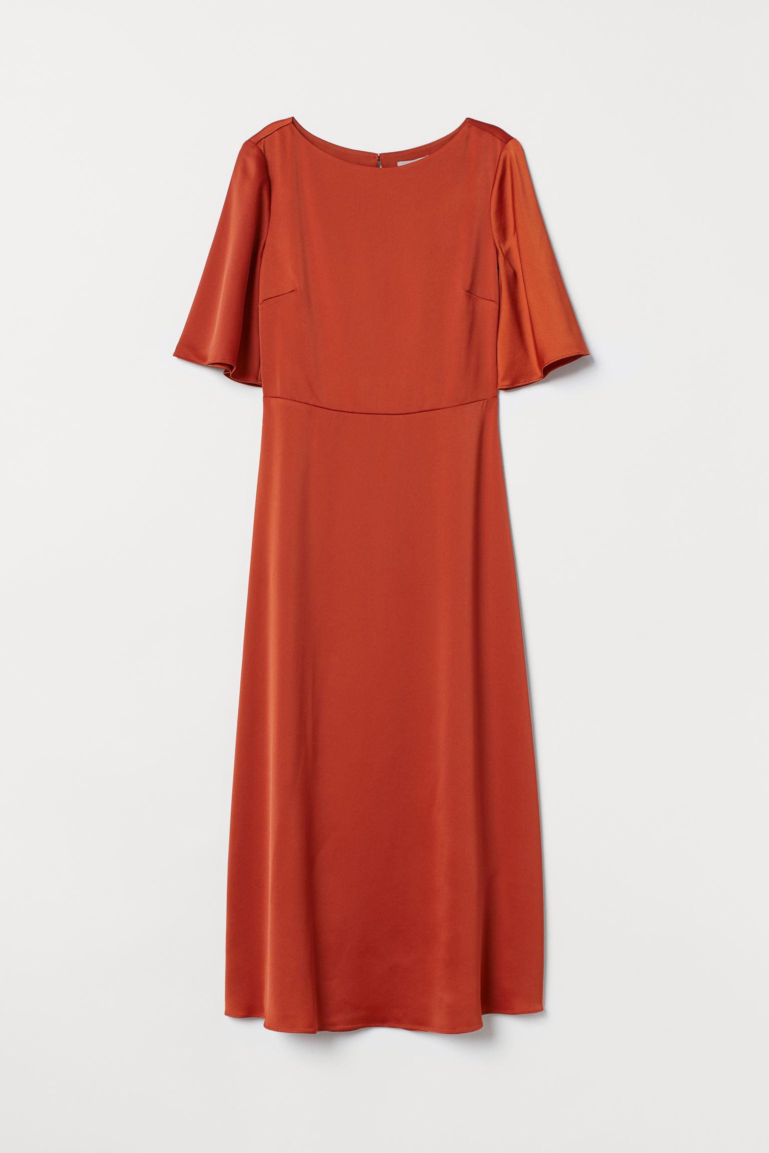 Платье р. 38 Оранжевый (8357681wer)