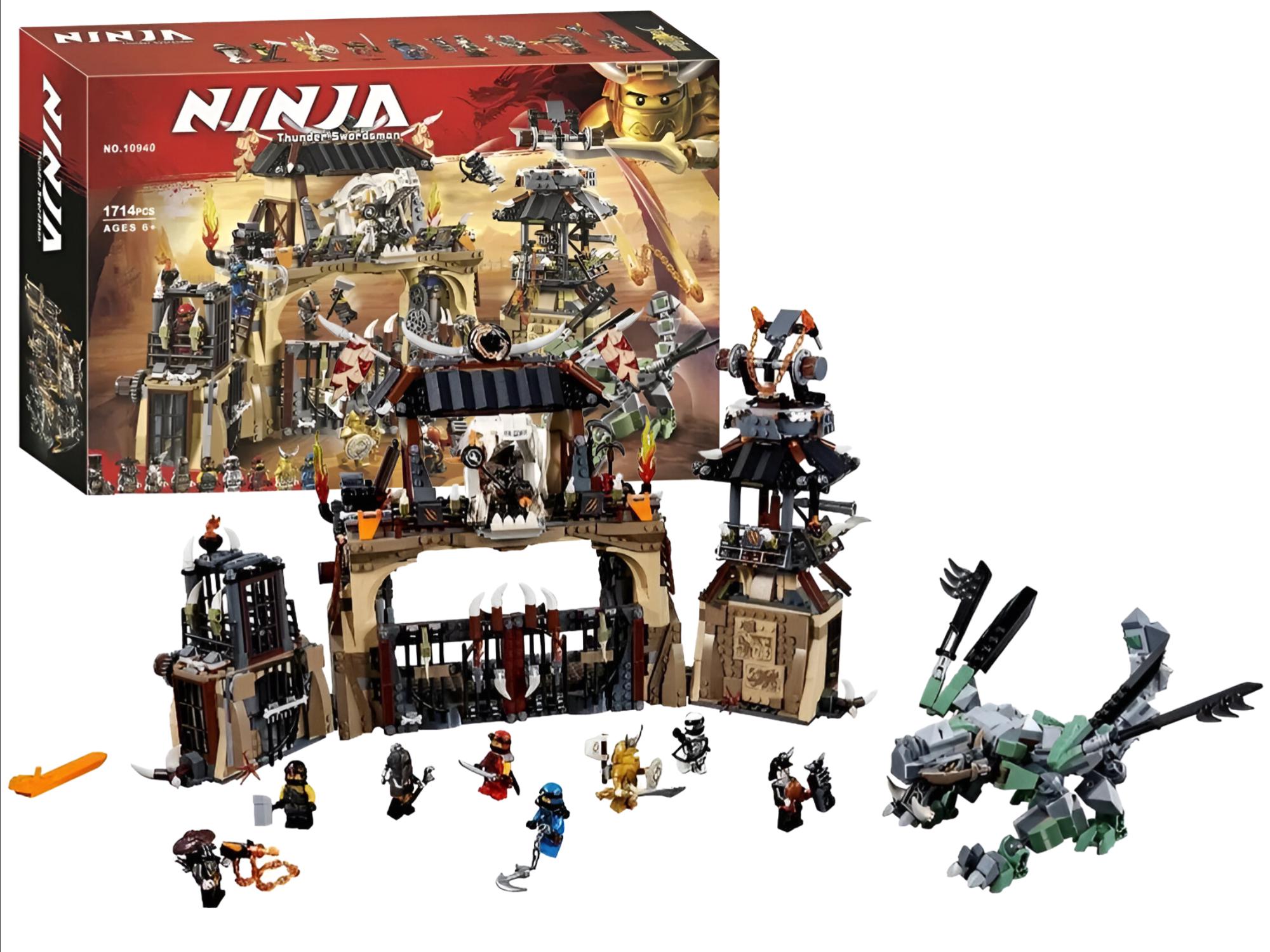 Конструктор дитячий Ninjago Печера драконів 1714 дет. (10940)